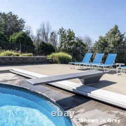 Global Pool Products 8' Sand Diving Board Replacement for Inground Swimming Pool