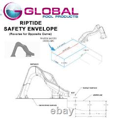 Global Pool Products RIP TIDE Inground Swimming Pool Water Slide Deck