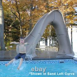 Global Pool Products TIDAL WAVE Inground Swimming Pools Water Slide Deck (Gray)