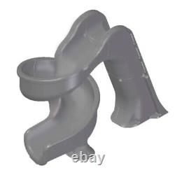 Global Pools Products TSUNAMI Inground Swimming Pool Water Slide Deck (Grey)