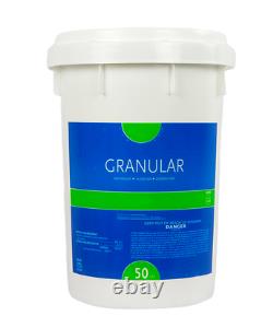 Granular Chlorine for Above or In-Ground Swimming Pools 50 LBS