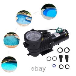 HBP1500? 1500W 2.0HP Inground Above Ground Swimming Pool Water Pump & Strainer