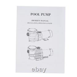 HBP1500? 2.0HP 1500W INGROUND ABOVE GROUND SWIMMING POOL WATER PUMP +Strainer