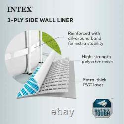 HOT DEAL- INTEX Prism Frame 10ft x 30in Above Ground Swimming Pool Set with Pump