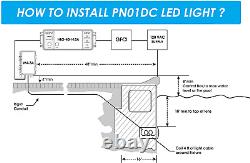 HQUA PN01DC 120V AC LED RGBW Color Change Inground Pool Light, 10 Inch 35W 3000L