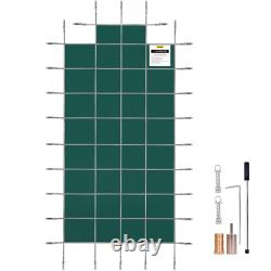 Happybuy Safety Pool Cover Rectangle Optional Center End Step Swmming Pond