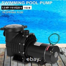 Hayward 1.5HP In/Above Ground Swimming Pool Pump with Motor Strainer Filter Basket