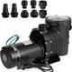 Hayward 1.5hp Swimming Pool Pump In/above Ground With Motor Strainer Basket