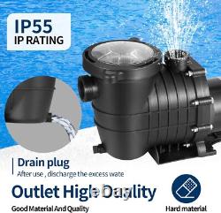 Hayward 1.5HP Swimming Pool Pump In/Above Ground with Motor Strainer Filter Basket