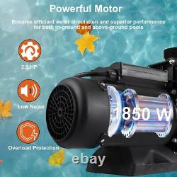 Hayward 2.5HP 1850W Swimming Pool Pump In/Above Ground with Motor Strainer 8800GPH