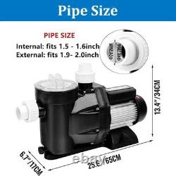 Hayward 2.5HP In/Above Ground Swimming Pool Sand Filter Pump Motor Strainer US