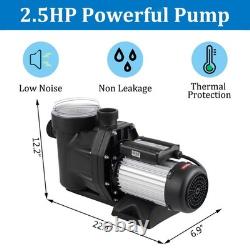 Hayward 2.5HP In/Above Ground Swimming Pool Sand Filter Pump Motor Strainer US