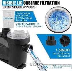 Hayward 2.5HP Swimming Pool Pump In/Above Ground with Motor Strainer Filter Basket