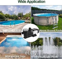 Hayward 2.5HP Swimming Pool Pump In/Above Ground with Motor Strainer Filter Basket