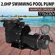 Hayward 2 Hp Swimming Pool Pump In/above Ground Motor Withstrainer Basket 115-230v