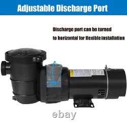 Hayward 2HP Above/Inground Swimming Pool Pump Motor 96GPM 49' Max 1.5in NPT 115V