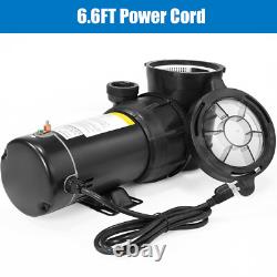 Hayward 2HP Above/Inground Swimming Pool Pump Motor 96GPM 49' Max 1.5in NPT 115V