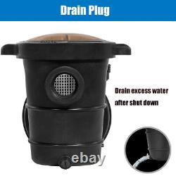 Hayward 2HP Above/Inground Swimming Pool Pump Motor 96GPM 49' Max 1.5in NPT 115V