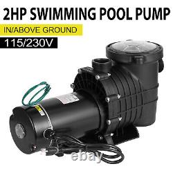 Hayward 2HP Swimming Pool Pump In/Above Ground Motor withStrainer Basket 115-230V