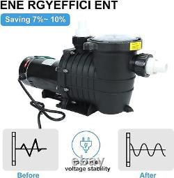 Hayward 2HP Swimming Pool Pump In/Above Ground Motor withStrainer Basket 115-230V