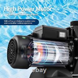 Hayward 2HP Variable 2-Speed Swimming Pool Pump Motor Strainer In/Above Ground