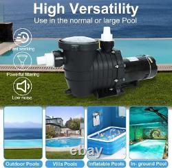 Hayward Swimming Pool Pump 2.0HP In/Above Ground with Motor Strainer Filter Basket