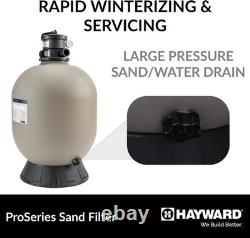 Hayward W3S244T ProSeries Sand Swimming Pool Filter, 24 Top-Mount With Valve