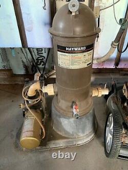 Hayward pool pump and filter