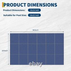 Heavy Duty Inground Pool Safety Winter Swimming Pool Cover With Installation Tools