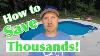 How To Save Money When Building A Pool Save Thousands On The Cost Of An Inground Swimming Pool