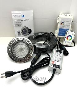 Hqua Hqua-PN04DC LED Inground Swimming Pool Spa Light RGBW 15w, 6 withRemote work