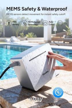 IGarden Portable Pool Swim Jet Machine App Control 5 Hour Runtime 880 GPM