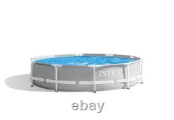 INTEX 26701EH Prism Frame Premium Above Ground Swimming Pool Set 10x30 Blue