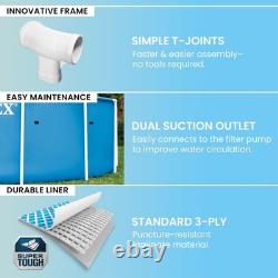 INTEX 28210EP Metal Frame 12 ft x 30 in Above Ground Pool Round Swimming Pool