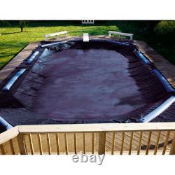 In-Ground Rectangle Swimming Pool Winter Tarp Covers by Swimline