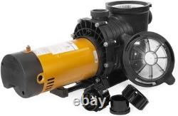 In-Ground Spa 1.75HP Dual Speed High Flow 5,280 GPH 1.5 NPT with Slip-On Fitti