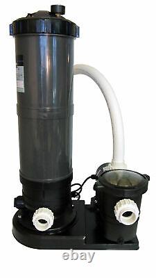 In-Ground Swimming Pool Cartridge Filter System with 2 Speed Pump 1 HP