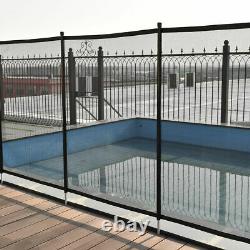 In-Ground Swimming Pool Safety Fence Section Accidental Drowning Prevent 4'x12