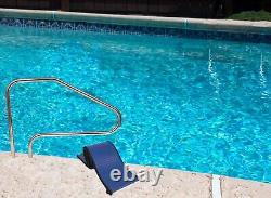 In-Ground Swimming Pool Stainless Steel Ladder Step Handrail with 4' Rail Runner