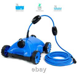 In-Ground Water Bots Above Swimming Pool Rover Robotic Floor Vacuum Cleaner Blue