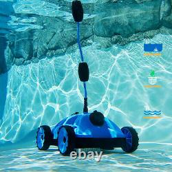 In-Ground Water Bots Above Swimming Pool Rover Robotic Floor Vacuum Cleaner Blue