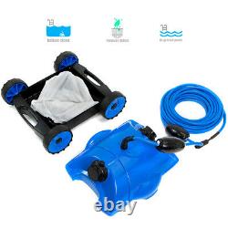 In-Ground Water Bots Above Swimming Pool Rover Robotic Floor Vacuum Cleaner Blue