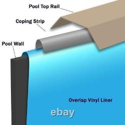 In The Swim 18' Round 20 Mil Overlap Pool Liner for Above Ground Swimming Pools