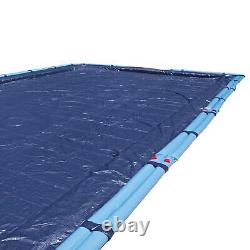 In The Swim Blue 25' x 45' Rectangle Inground Winter Cover Economy 8 Year