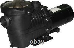 InGround 1 HP 115-230V Swimming Pool Pump High Performance Single Speed