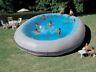 Inflatable 0.9mm Pvc Oval Inground Above Ground Swimming Pool With Pump New