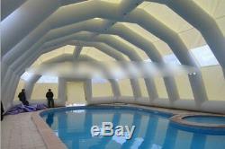 Inflatable Hot Tub Swimming Pool Enclosure Solar Dome Cover Tent With Blower NEW