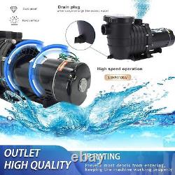 Inground/Above Ground Swimming Pool Pump Single Speed 1.5HP Swimming pool pumps