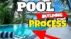 Inground Pool Construction Pool Building Process How To Build Swimming Pool