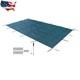 Inground Pool Cover Rectangle Winter Safety Mesh Pool Cover Home Swimming Pool